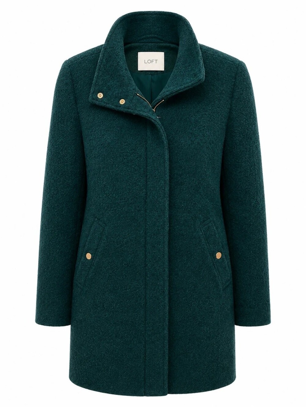 LOFT Forest Green  Pea Coat